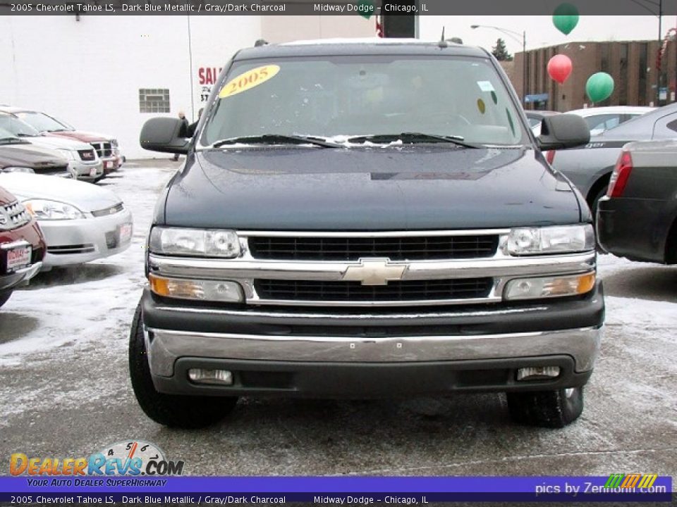 2005 Chevrolet Tahoe LS Dark Blue Metallic / Gray/Dark Charcoal Photo #8