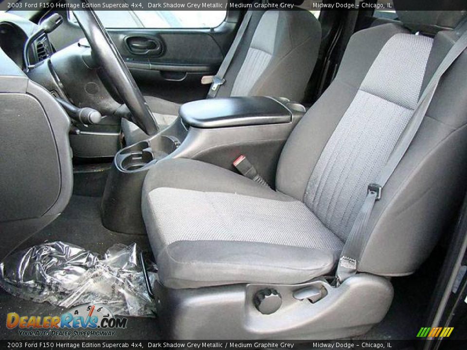 2003 Ford F150 Heritage Edition Supercab 4x4 Dark Shadow Grey Metallic / Medium Graphite Grey Photo #3