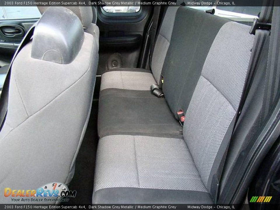 2003 Ford F150 Heritage Edition Supercab 4x4 Dark Shadow Grey Metallic / Medium Graphite Grey Photo #5