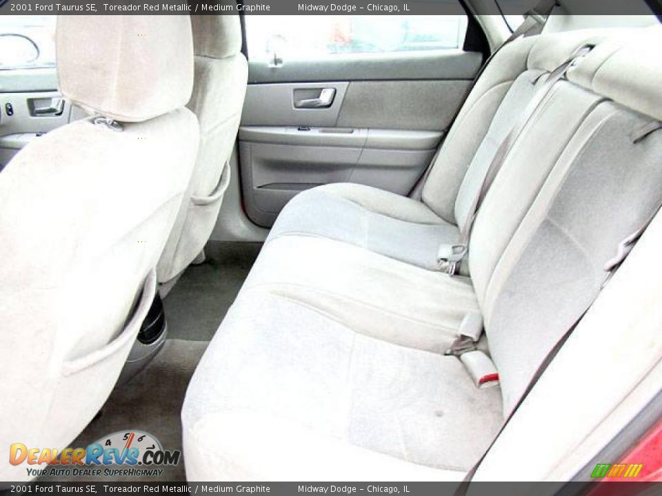 2001 Ford Taurus SE Toreador Red Metallic / Medium Graphite Photo #5