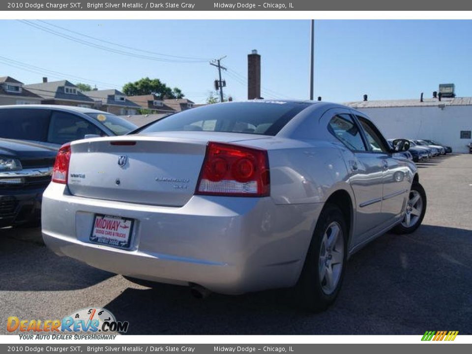 2010 Dodge Charger SXT Bright Silver Metallic / Dark Slate Gray Photo #2