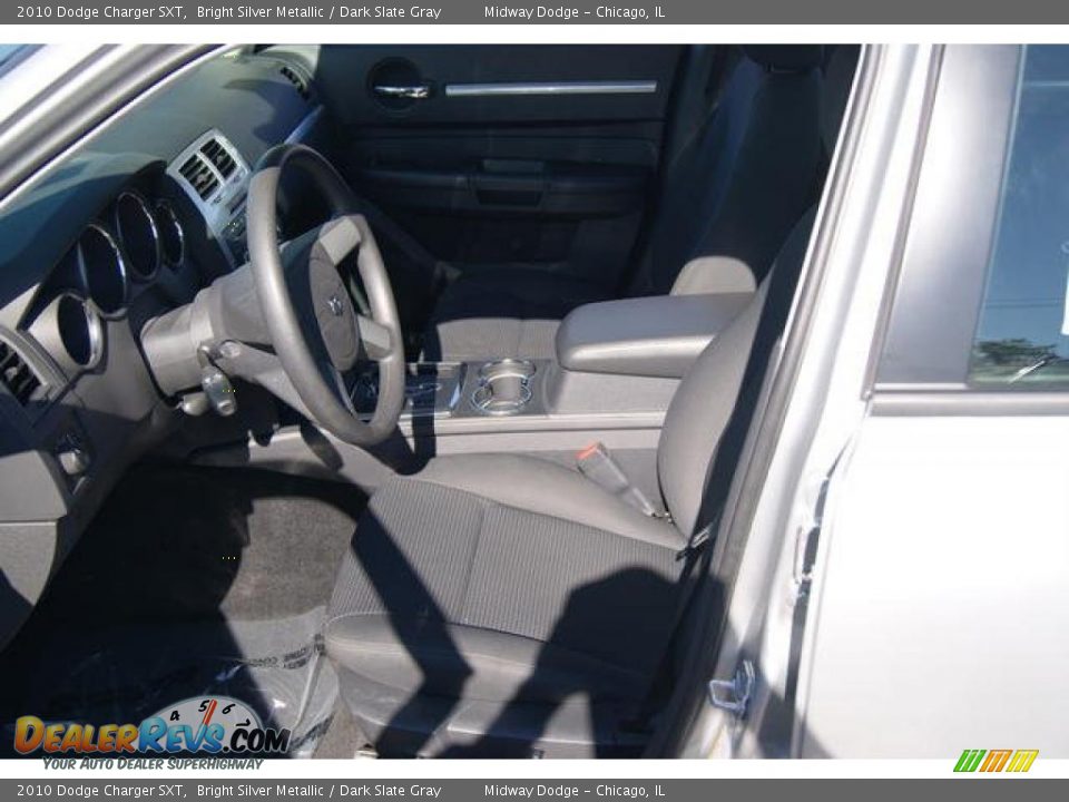 2010 Dodge Charger SXT Bright Silver Metallic / Dark Slate Gray Photo #5