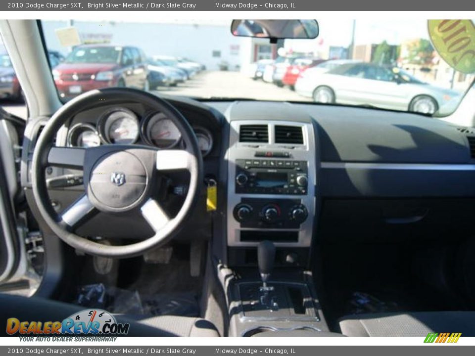 2010 Dodge Charger SXT Bright Silver Metallic / Dark Slate Gray Photo #8