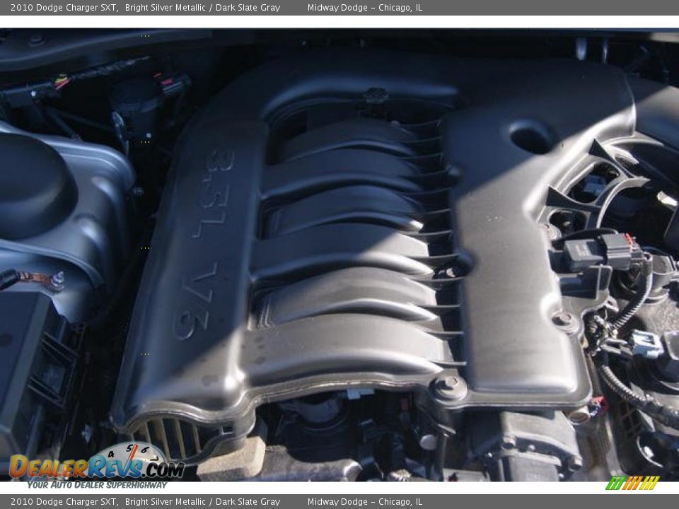 2010 Dodge Charger SXT Bright Silver Metallic / Dark Slate Gray Photo #10