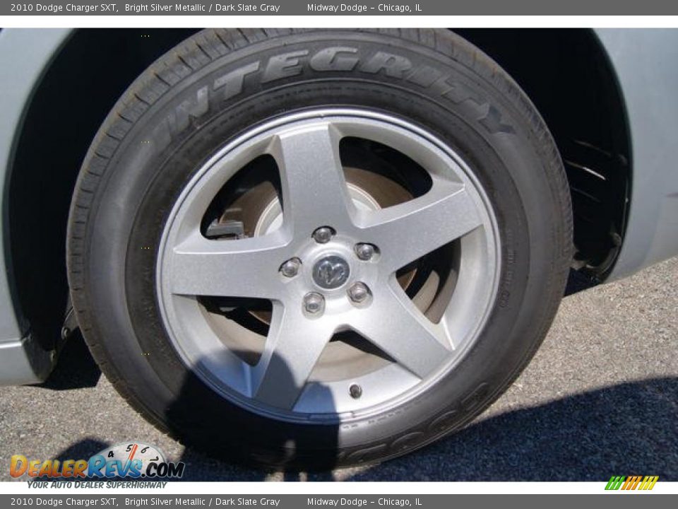 2010 Dodge Charger SXT Bright Silver Metallic / Dark Slate Gray Photo #11