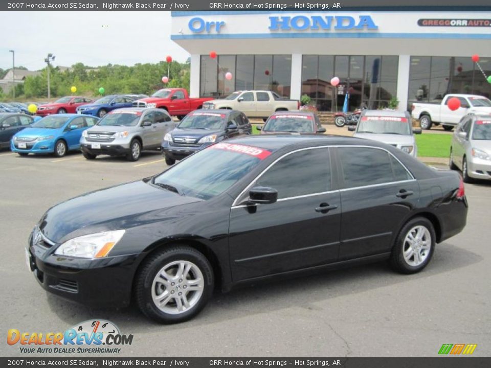 2007 Black honda accord se #1