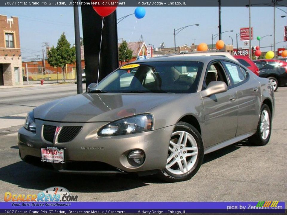 2007 Pontiac Grand Prix GT Sedan Bronzestone Metallic / Cashmere Photo #1