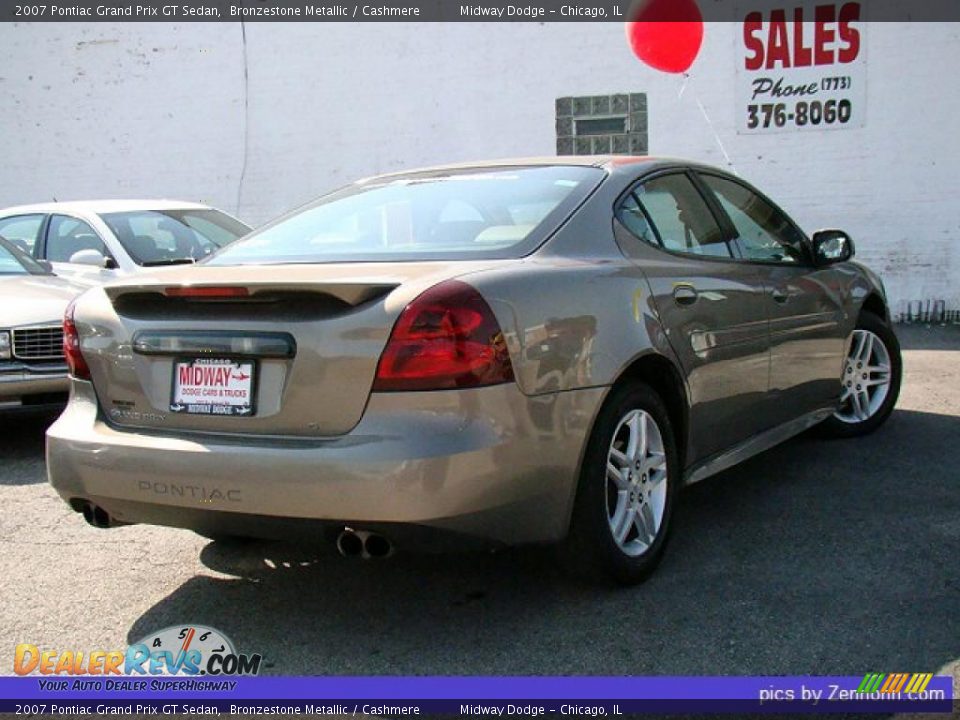 2007 Pontiac Grand Prix GT Sedan Bronzestone Metallic / Cashmere Photo #2