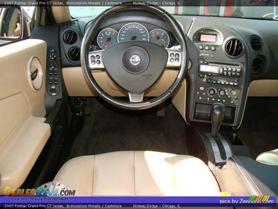 2007 Pontiac Grand Prix GT Sedan Bronzestone Metallic / Cashmere Photo #5