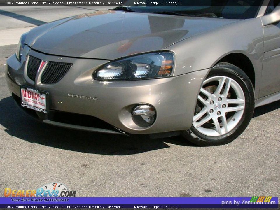 2007 Pontiac Grand Prix GT Sedan Bronzestone Metallic / Cashmere Photo #7