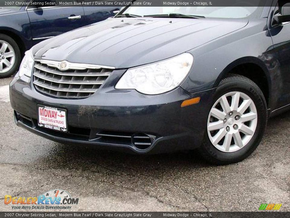 2007 Chrysler Sebring Sedan Modern Blue Pearl / Dark Slate Gray/Light Slate Gray Photo #7