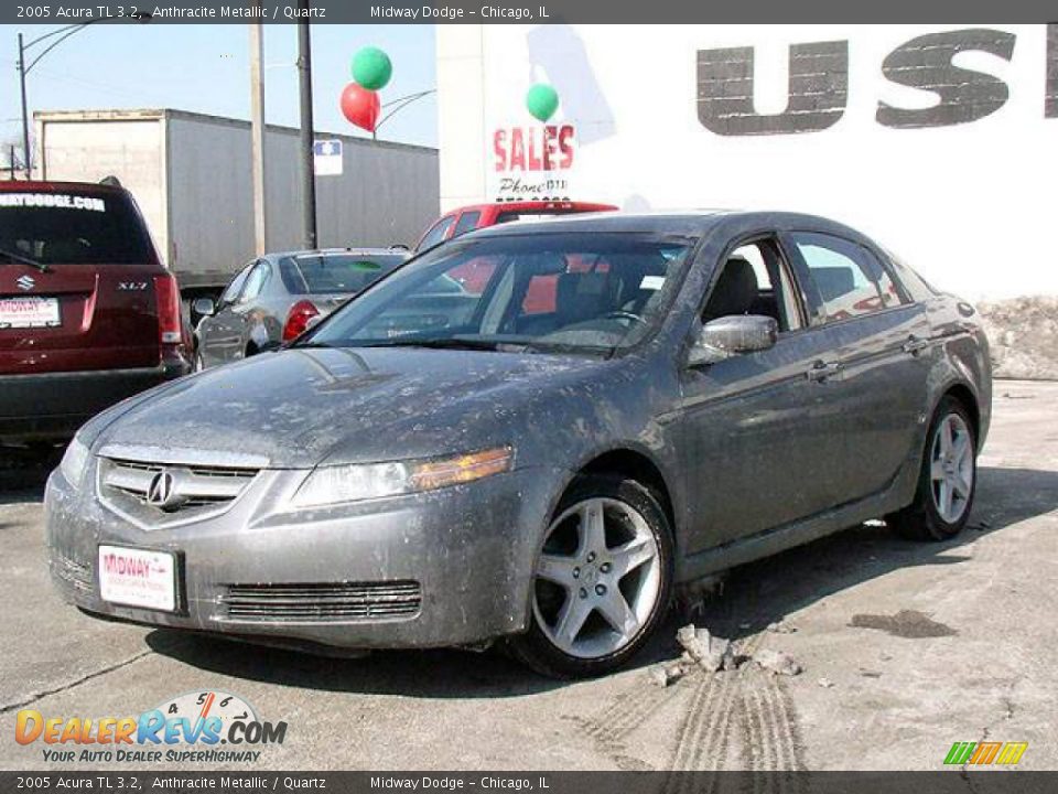 2005 Acura TL 3.2 Anthracite Metallic / Quartz Photo #1