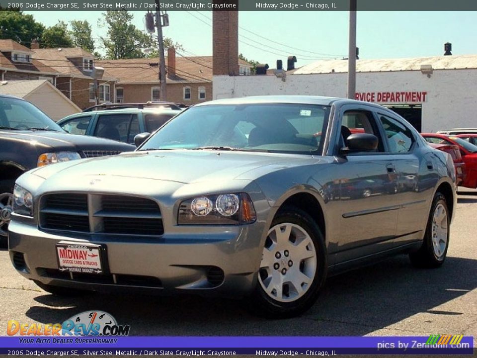 2006 Dodge Charger SE Silver Steel Metallic / Dark Slate Gray/Light Graystone Photo #1