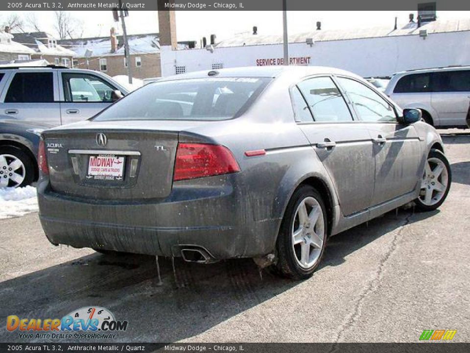 2005 Acura TL 3.2 Anthracite Metallic / Quartz Photo #2