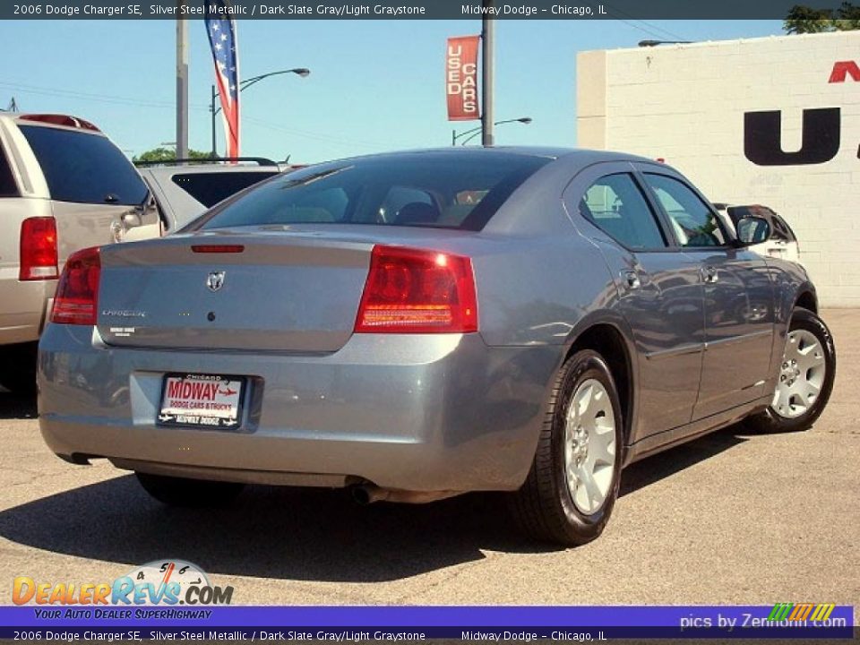 2006 Dodge Charger SE Silver Steel Metallic / Dark Slate Gray/Light Graystone Photo #2