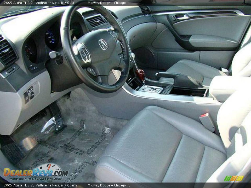 2005 Acura TL 3.2 Anthracite Metallic / Quartz Photo #4