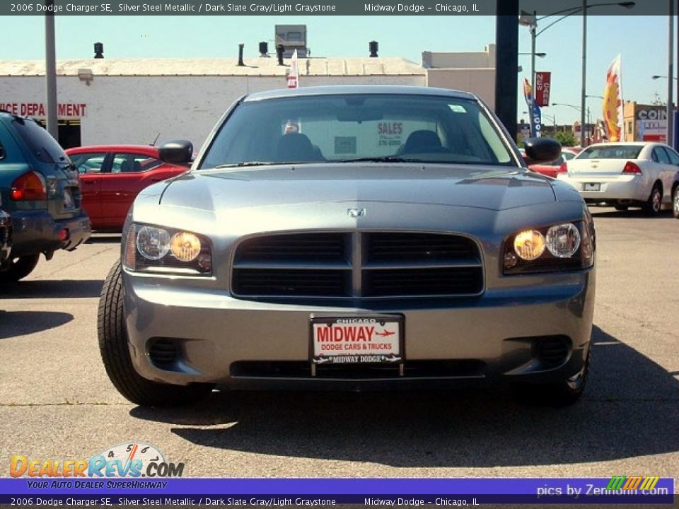 2006 Dodge Charger SE Silver Steel Metallic / Dark Slate Gray/Light Graystone Photo #8