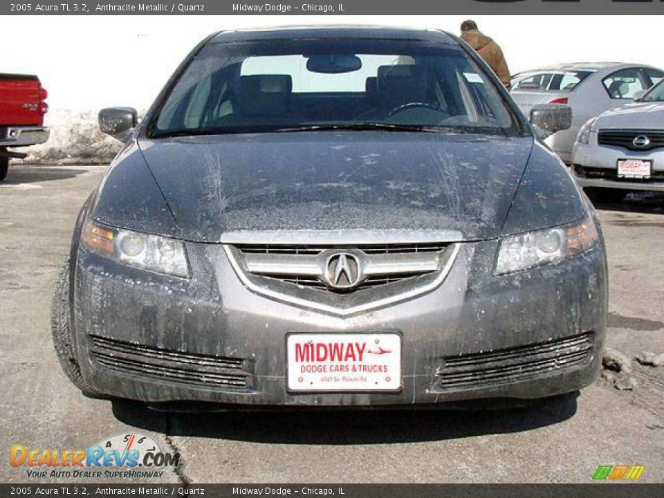 2005 Acura TL 3.2 Anthracite Metallic / Quartz Photo #8