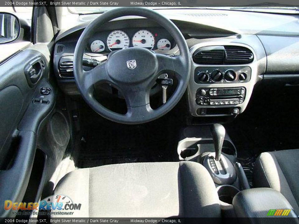 2004 Dodge Neon SXT Bright Silver Metallic / Dark Slate Gray Photo #6