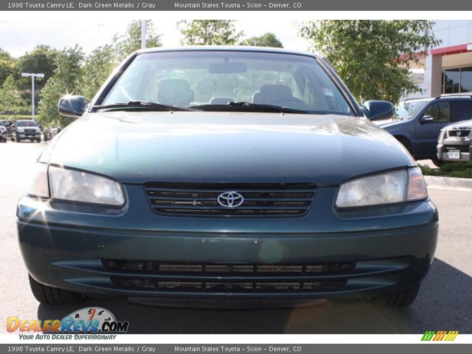 1998 Toyota Camry LE Dark Green Metallic / Gray Photo #6