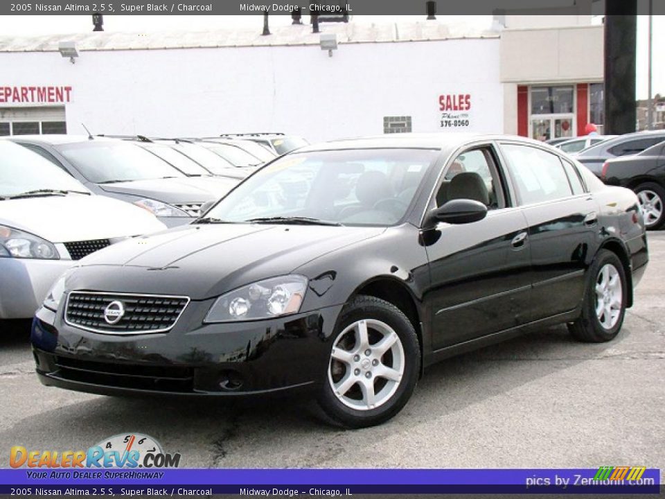 Black 2005 nissan altima 2.5 s #9