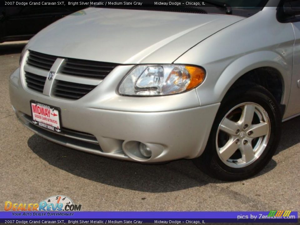2007 Dodge Grand Caravan SXT Bright Silver Metallic / Medium Slate Gray Photo #6