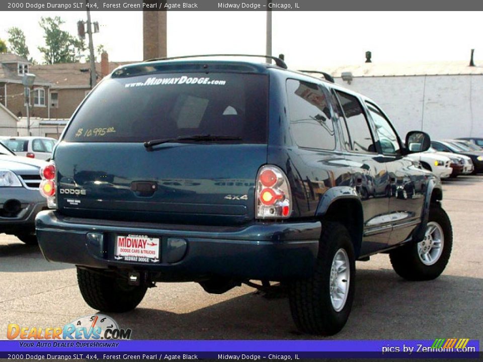 2000 Dodge Durango SLT 4x4 Forest Green Pearl / Agate Black Photo #2