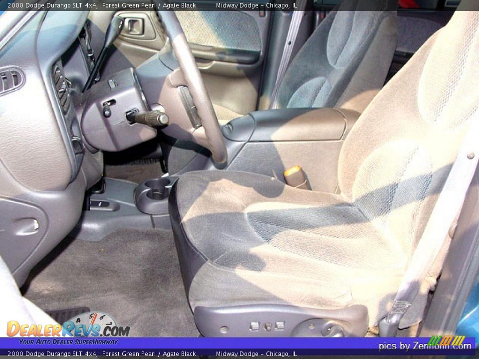 2000 Dodge Durango SLT 4x4 Forest Green Pearl / Agate Black Photo #3
