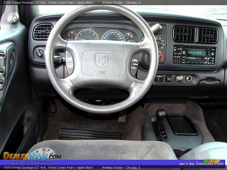 2000 Dodge Durango SLT 4x4 Forest Green Pearl / Agate Black Photo #5
