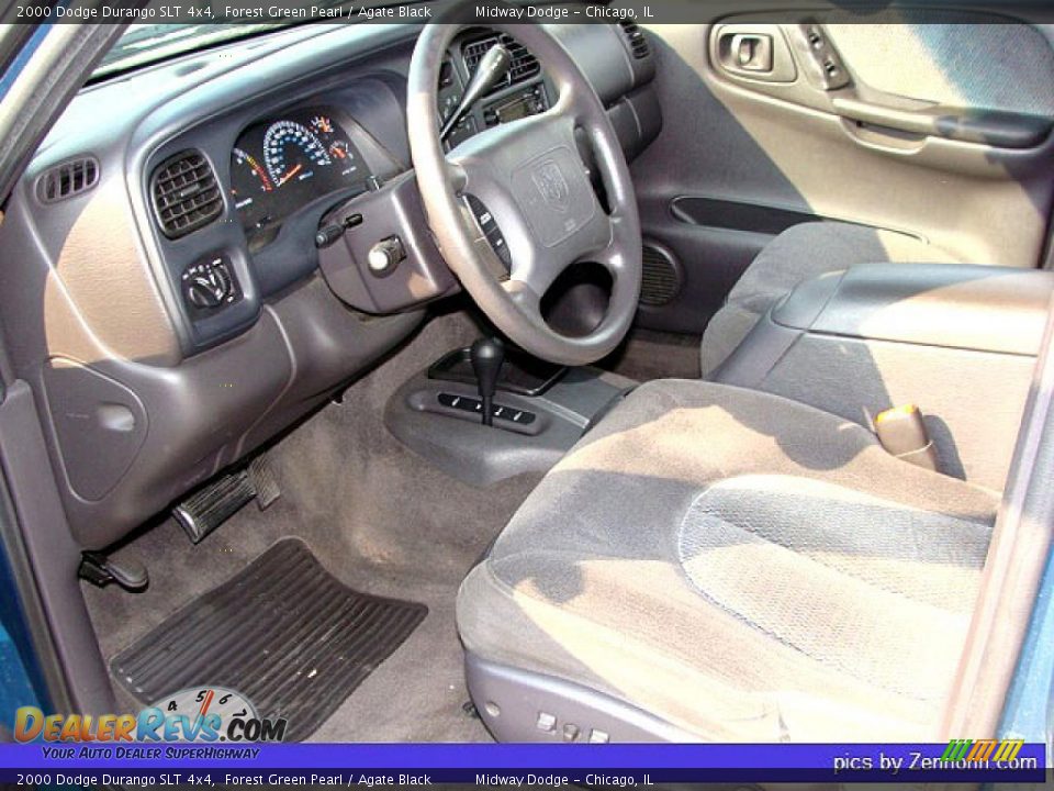 2000 Dodge Durango SLT 4x4 Forest Green Pearl / Agate Black Photo #6