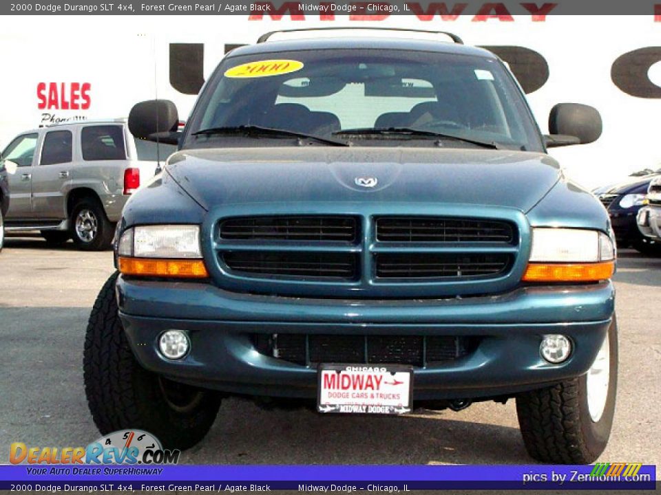 2000 Dodge Durango SLT 4x4 Forest Green Pearl / Agate Black Photo #8