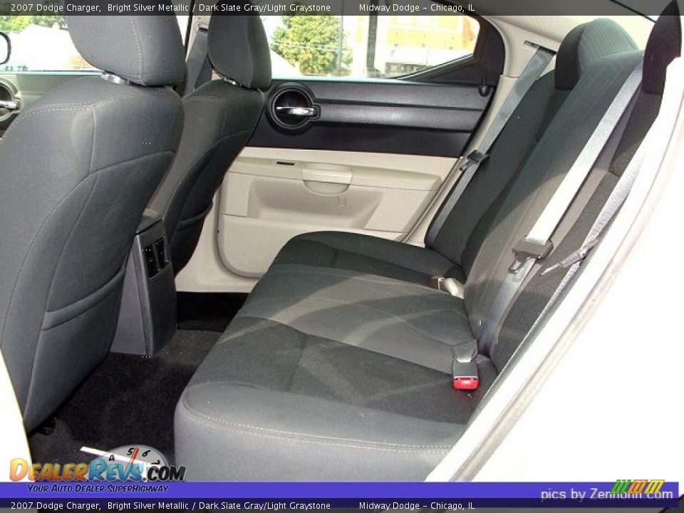 2007 Dodge Charger Bright Silver Metallic / Dark Slate Gray/Light Graystone Photo #4