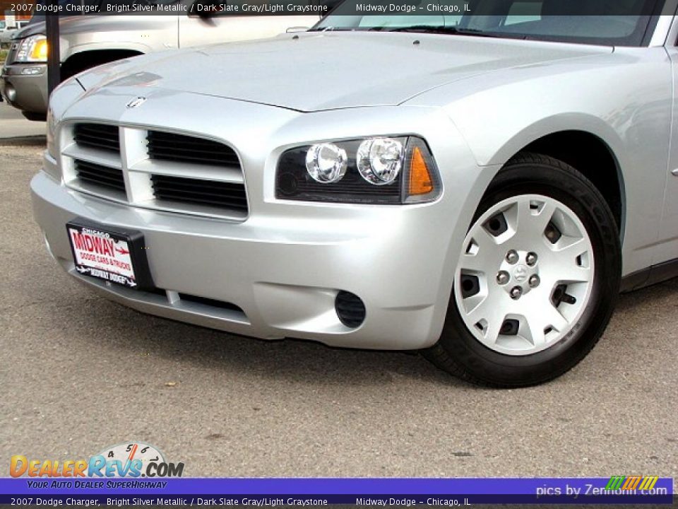2007 Dodge Charger Bright Silver Metallic / Dark Slate Gray/Light Graystone Photo #7