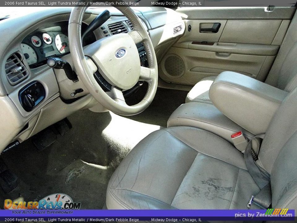 2006 Ford Taurus SEL Light Tundra Metallic / Medium/Dark Pebble Beige Photo #4