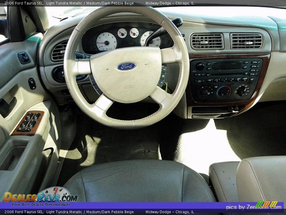 2006 Ford Taurus SEL Light Tundra Metallic / Medium/Dark Pebble Beige Photo #6