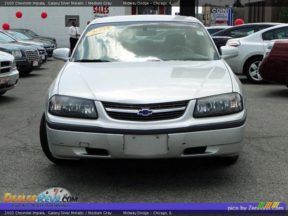 2003 Chevrolet Impala Galaxy Silver Metallic / Medium Gray Photo #8