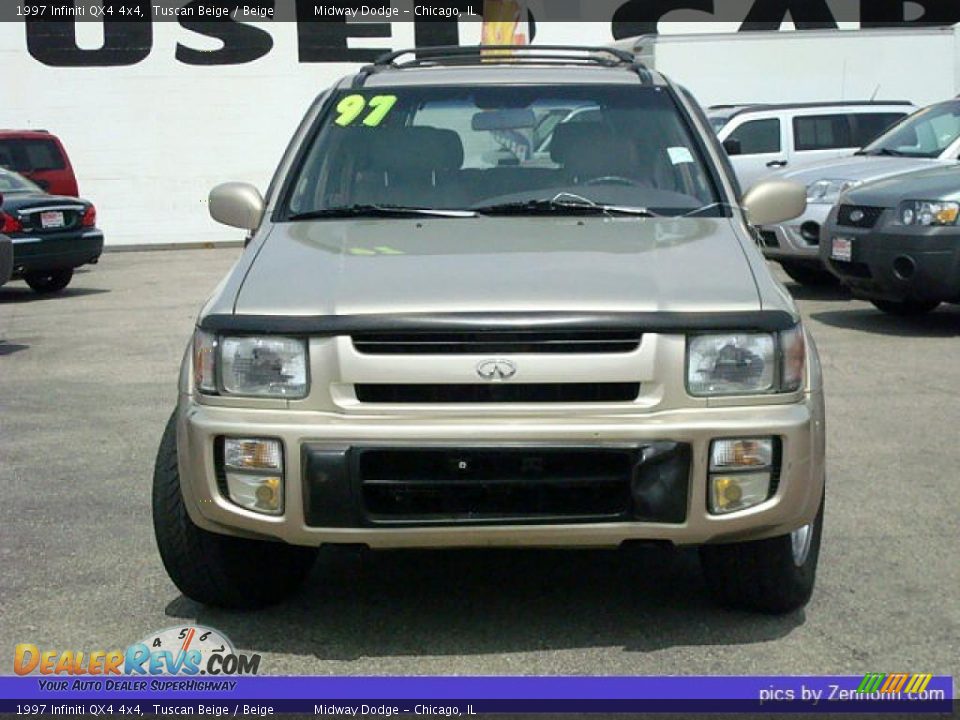 1997 Infiniti QX4 4x4 Tuscan Beige / Beige Photo #8