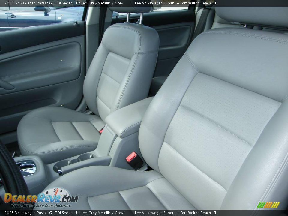 2005 Volkswagen Passat GL TDI Sedan United Grey Metallic / Grey Photo #14