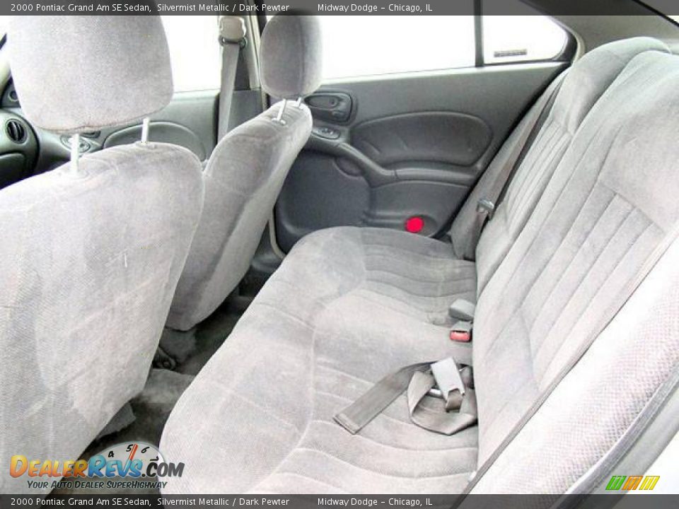 2000 Pontiac Grand Am SE Sedan Silvermist Metallic / Dark Pewter Photo #5
