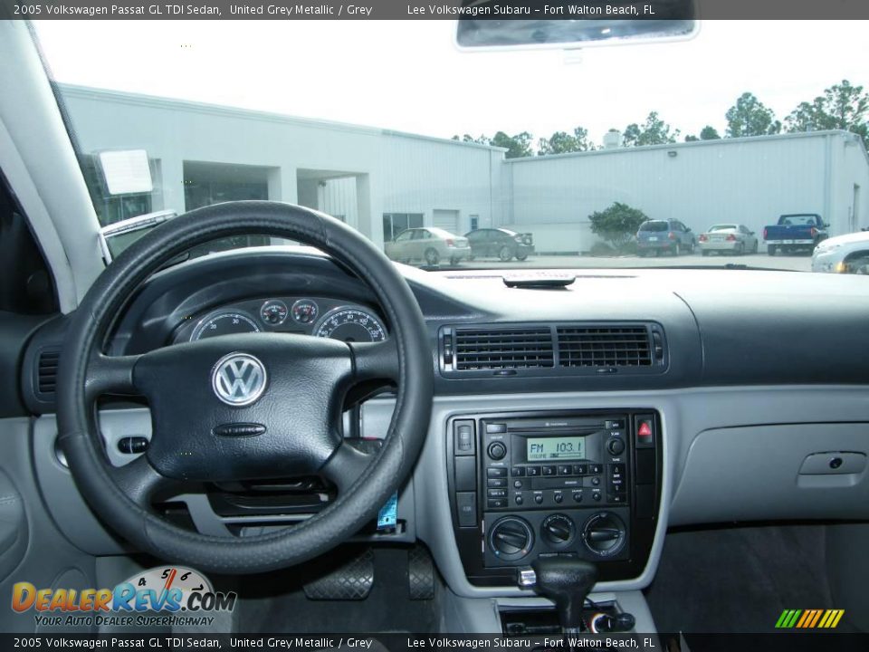 2005 Volkswagen Passat GL TDI Sedan United Grey Metallic / Grey Photo #18