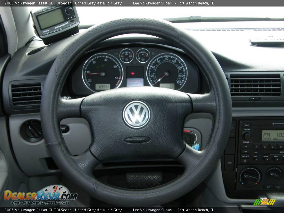 2005 Volkswagen Passat GL TDI Sedan United Grey Metallic / Grey Photo #19