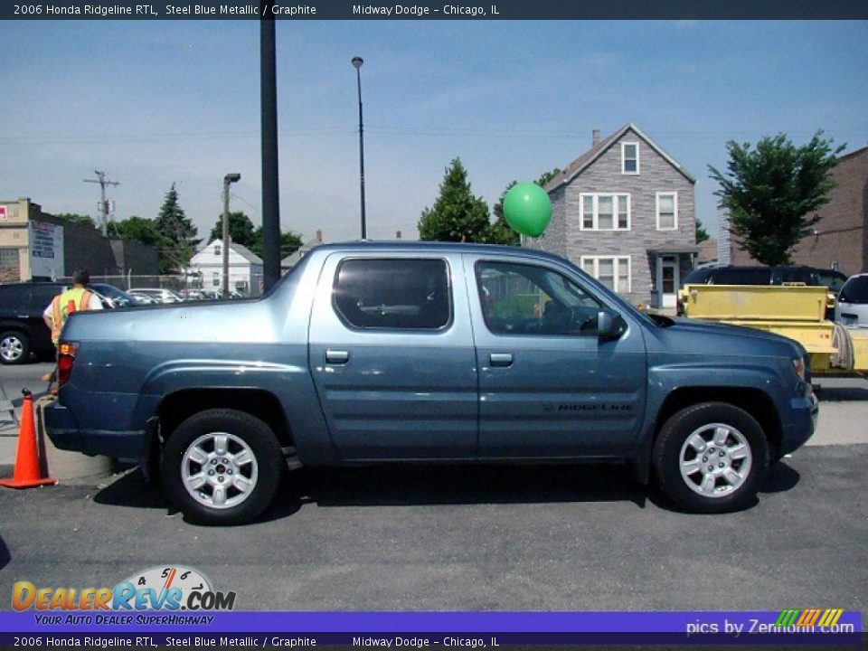 2006 Honda ridgeline steel blue #2