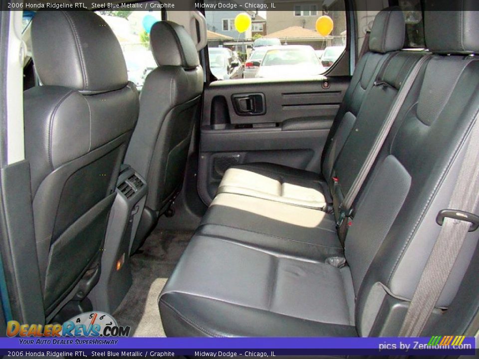 2006 Honda Ridgeline RTL Steel Blue Metallic / Graphite Photo #4