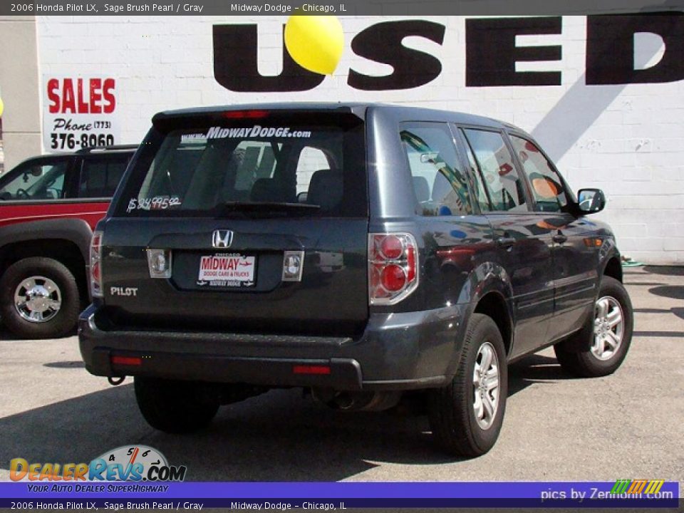 2006 Honda Pilot LX Sage Brush Pearl / Gray Photo #2