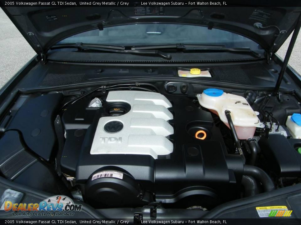 2005 Volkswagen Passat GL TDI Sedan United Grey Metallic / Grey Photo #28