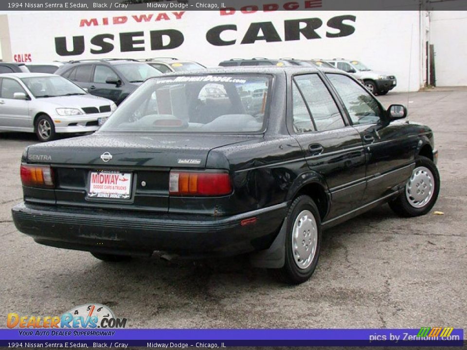 1994 Nissan Sentra E Sedan Black / Gray Photo #5