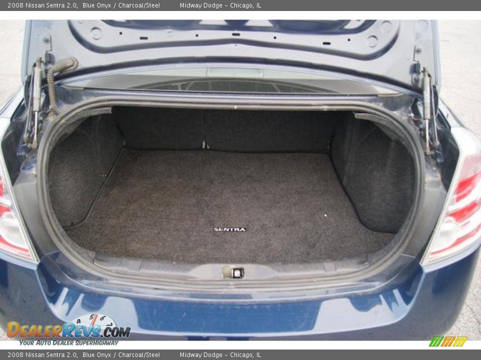 2008 Nissan Sentra 2.0 Blue Onyx / Charcoal/Steel Photo #9