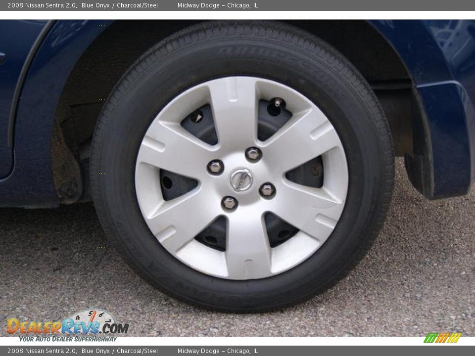 2008 Nissan Sentra 2.0 Blue Onyx / Charcoal/Steel Photo #10