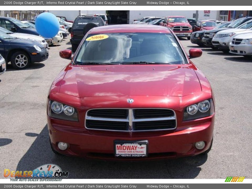 2006 Dodge Charger R/T Inferno Red Crystal Pearl / Dark Slate Gray/Light Slate Gray Photo #1