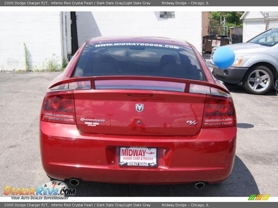 2006 Dodge Charger R/T Inferno Red Crystal Pearl / Dark Slate Gray/Light Slate Gray Photo #3